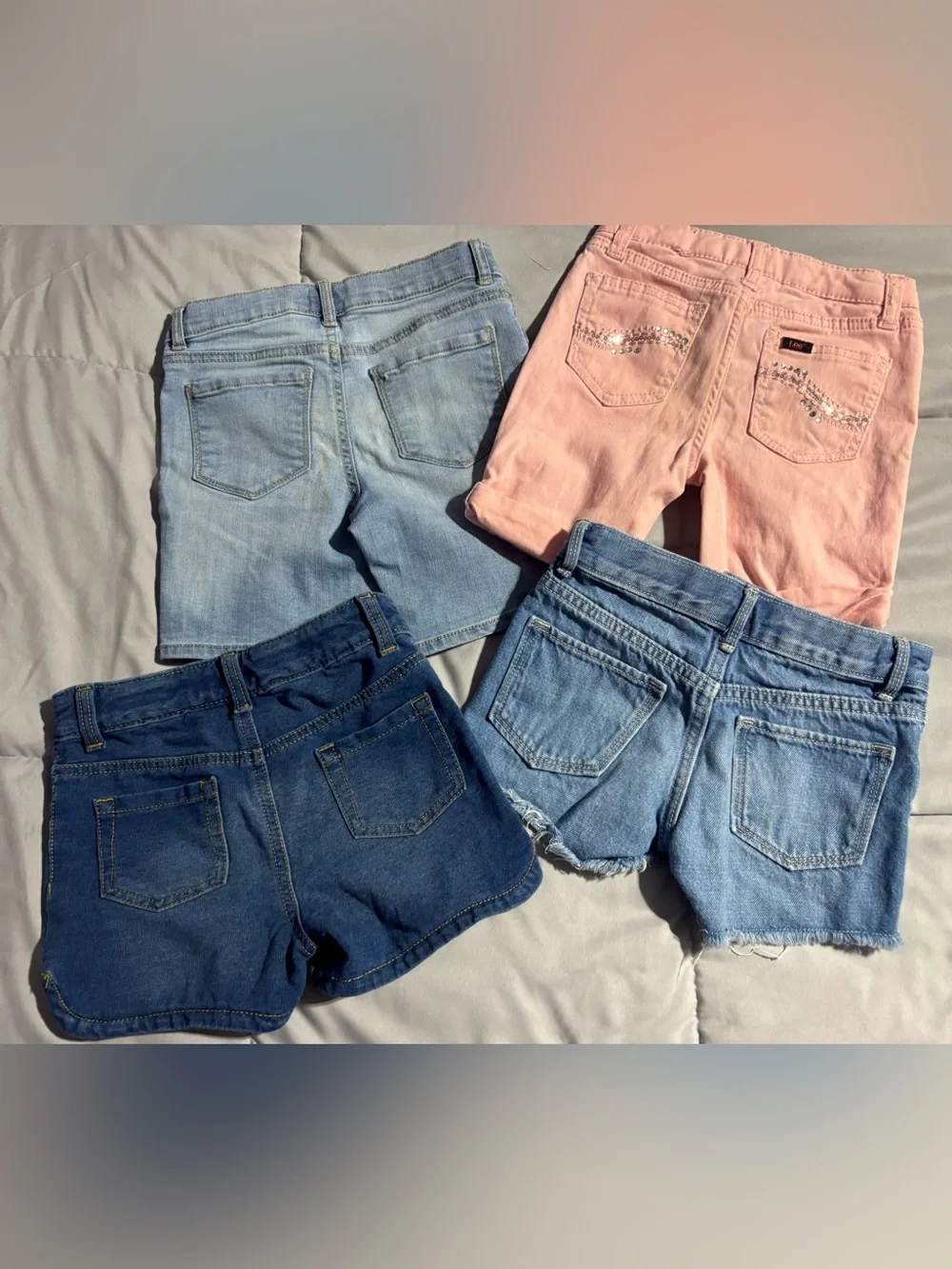 Kids Girls Size 6 Shorts Jeans Denim Bottoms Bundle Oshkosh Lee Old Navy CatJack